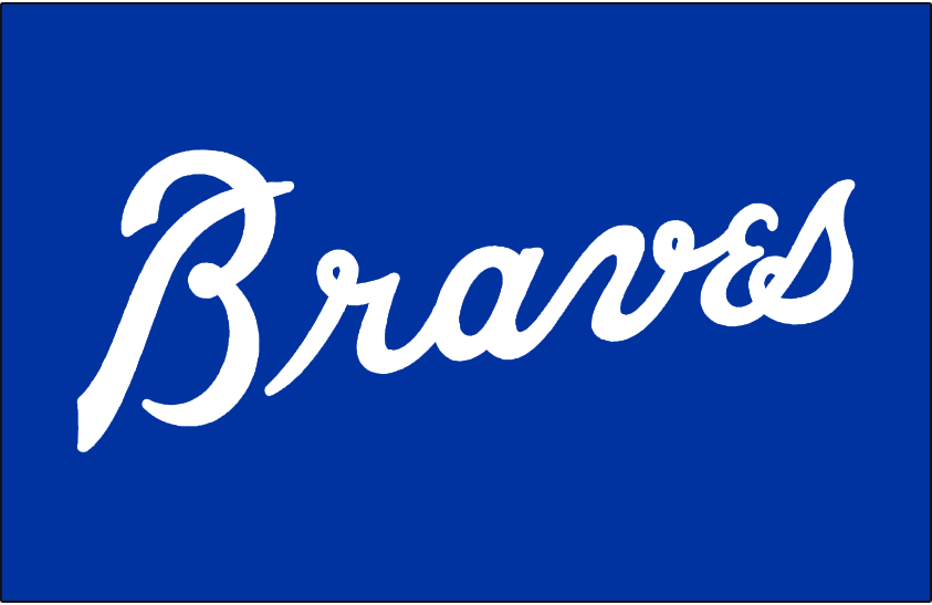 Atlanta Braves 1981-1986 Batting Practice Logo vinyl decal